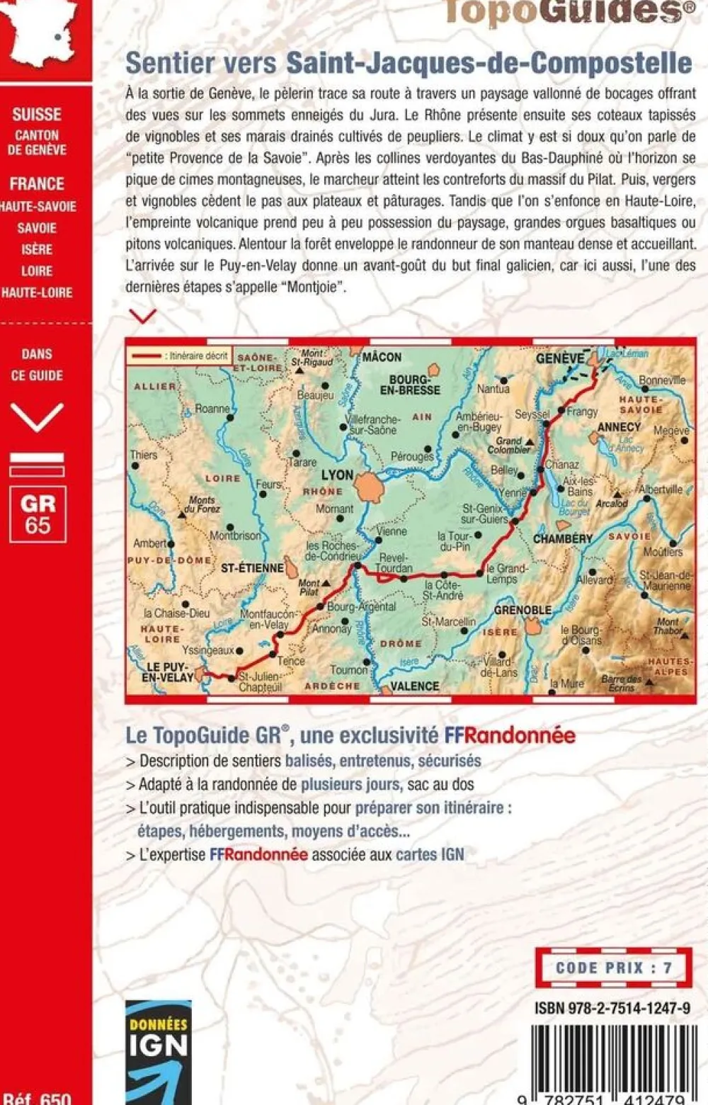 FF randonneee Spanje & Portugal|Wandelgids Sentier vers Saint Jacques de Compolste