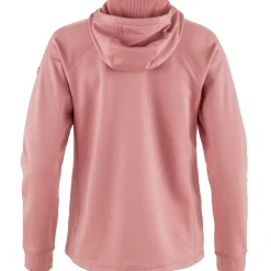 DAMES Fjallraven Vesten|Abisko Grid Fleece Hoodie W