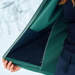 DAMES Fjallraven Vesten|Abisko Grid Fleece Hoodie W