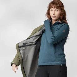 DAMES Fjallraven Truien|Abisko lite fleece half zip W