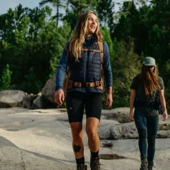 DAMES Fjallraven Broeken Dames|Abisko short tights W