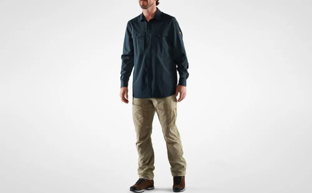 Heren Fjallraven Overhemden|Abisko trekking shirt M