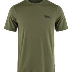 Heren Fjallraven Shirts Heren|Abisko wool logo SS M