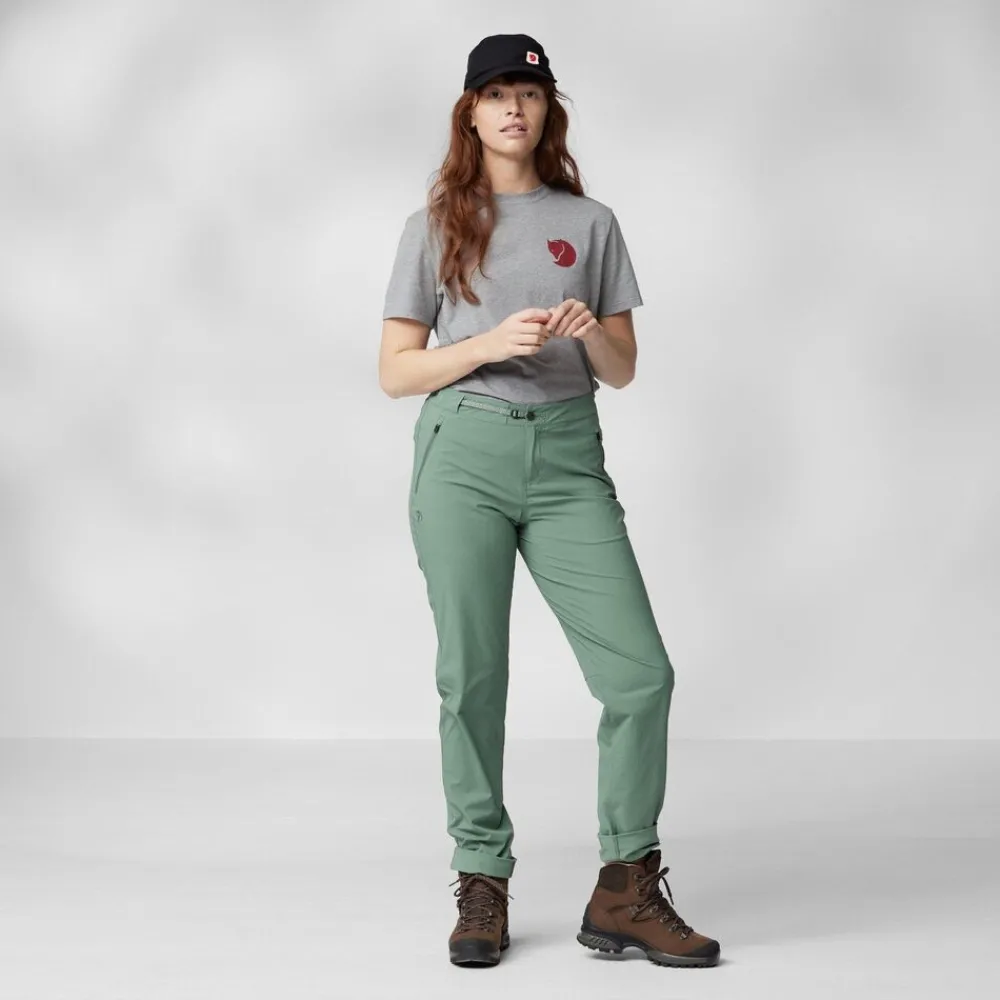 DAMES Fjallraven Broeken Dames|High coast trail trousers W
