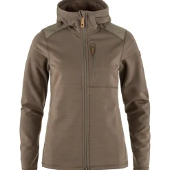DAMES Fjallraven Vesten|Keb fleece hoodie W