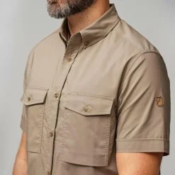 Heren Fjallraven Overhemden|Ovik air stretch SS shirt M