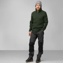 Heren Fjallraven Truien|Ovik half zip knit M
