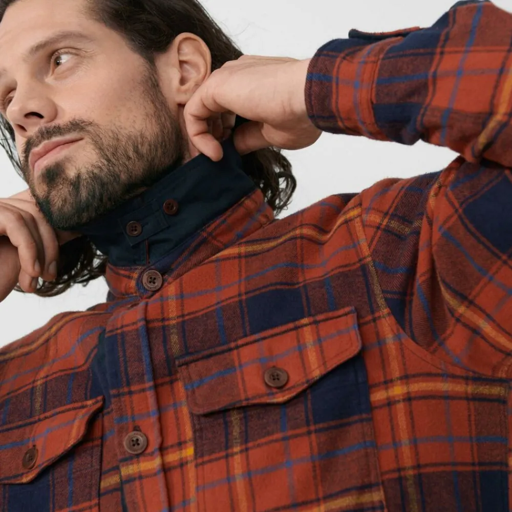 Heren Fjallraven Overhemden|Ovik light padded shirt M