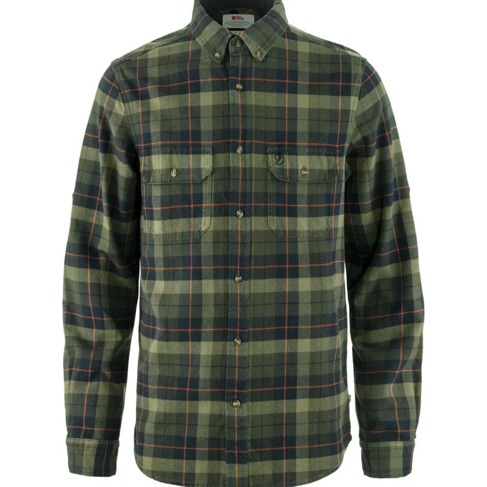 Heren Fjallraven Overhemden|Singi Heavy flannel shirt M