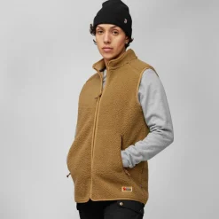 DAMES Fjallraven Vesten|Vardag pile fleece vest W