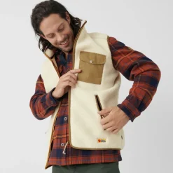 Heren Fjallraven Vesten|Vardag pile fleece vest M