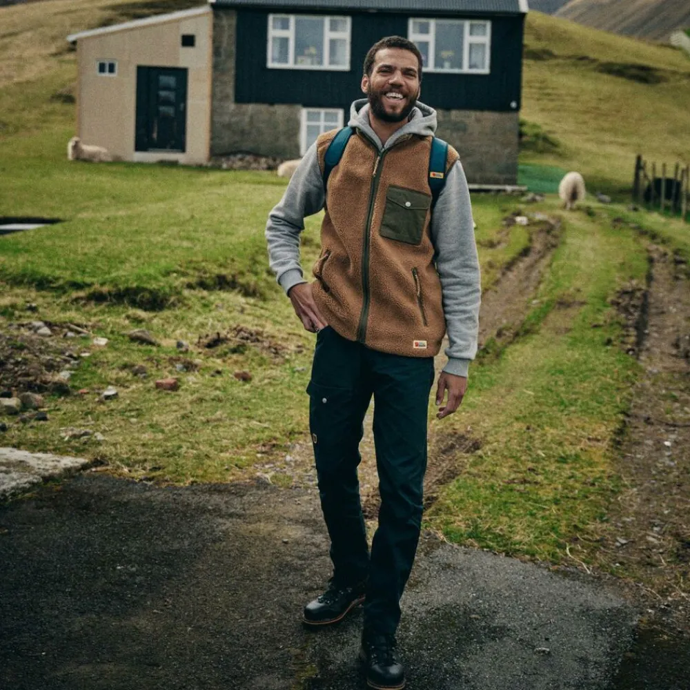 Heren Fjallraven Vesten|Vardag pile fleece vest M