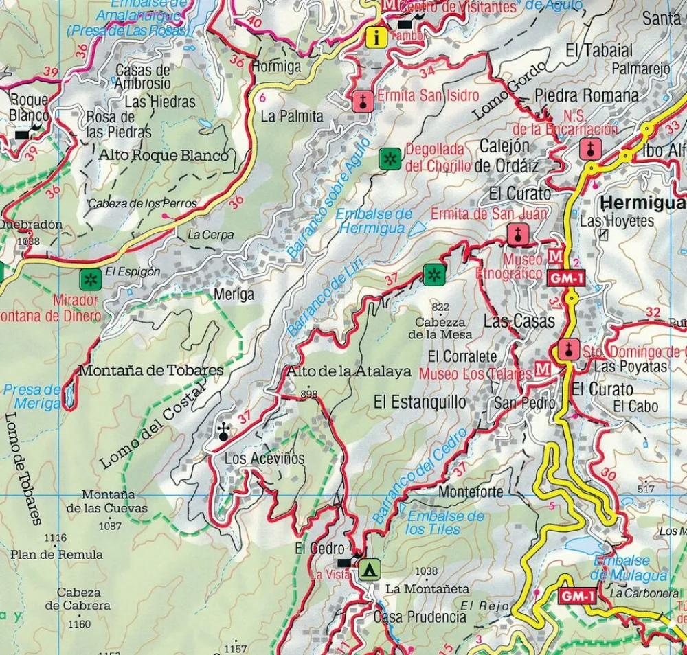 Freytag & Berndt Spanje & Portugal|Wandelkaart WKE6 Gomera 1:35.000