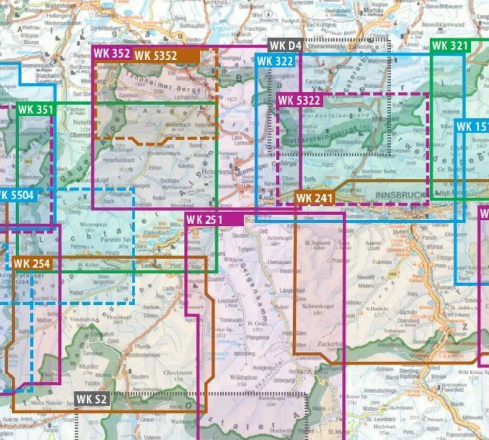 Freytag & Berndt Oostenrijk|Wandelkaart WK151 Zillertal - Tuxer Alpen