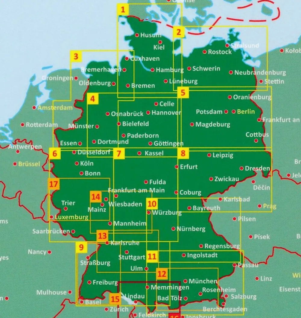 Freytag & Berndt Duitsland|Wegenkaart 03 Ostfriesland - Münsterland