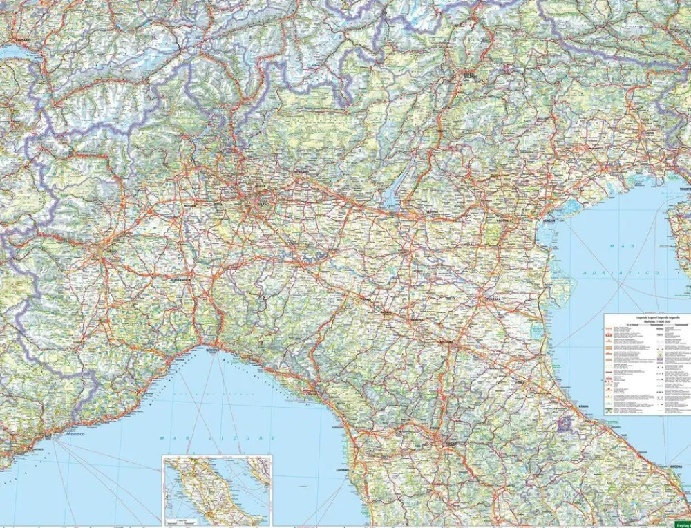 Freytag & Berndt Italië & Malta|Wegenkaart Italië Noord