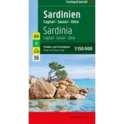 Freytag & Berndt Italië & Malta|Wegenkaart Sardinië, Cagliari