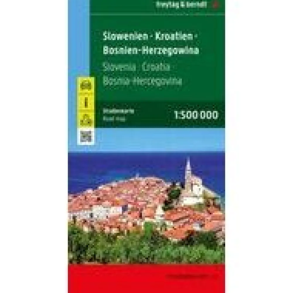 Freytag & Berndt Balkan, Griekenland & Cyprus|Wegenkaart Slovenië, Kroatië,