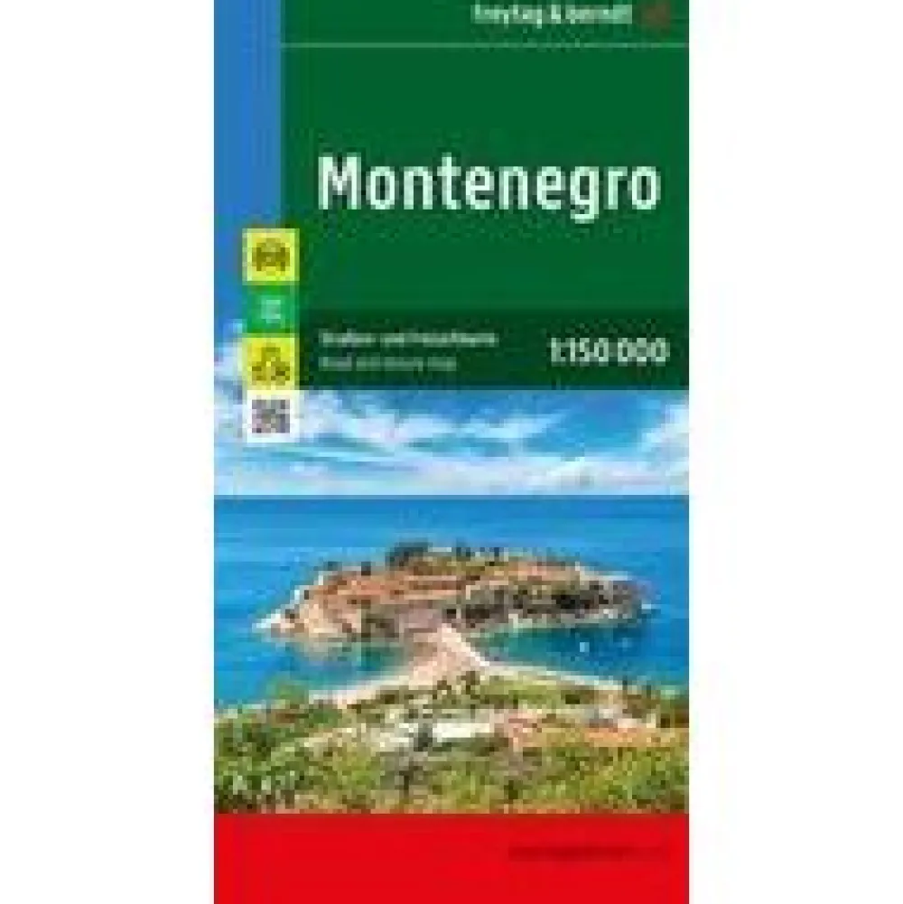 Freytag & Berndt Balkan, Griekenland & Cyprus|Wegenkaart Montenegro