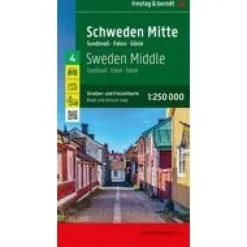 Freytag & Berndt Scandinavië & Ijsland|Wegenkaart Zweden 4 Midden