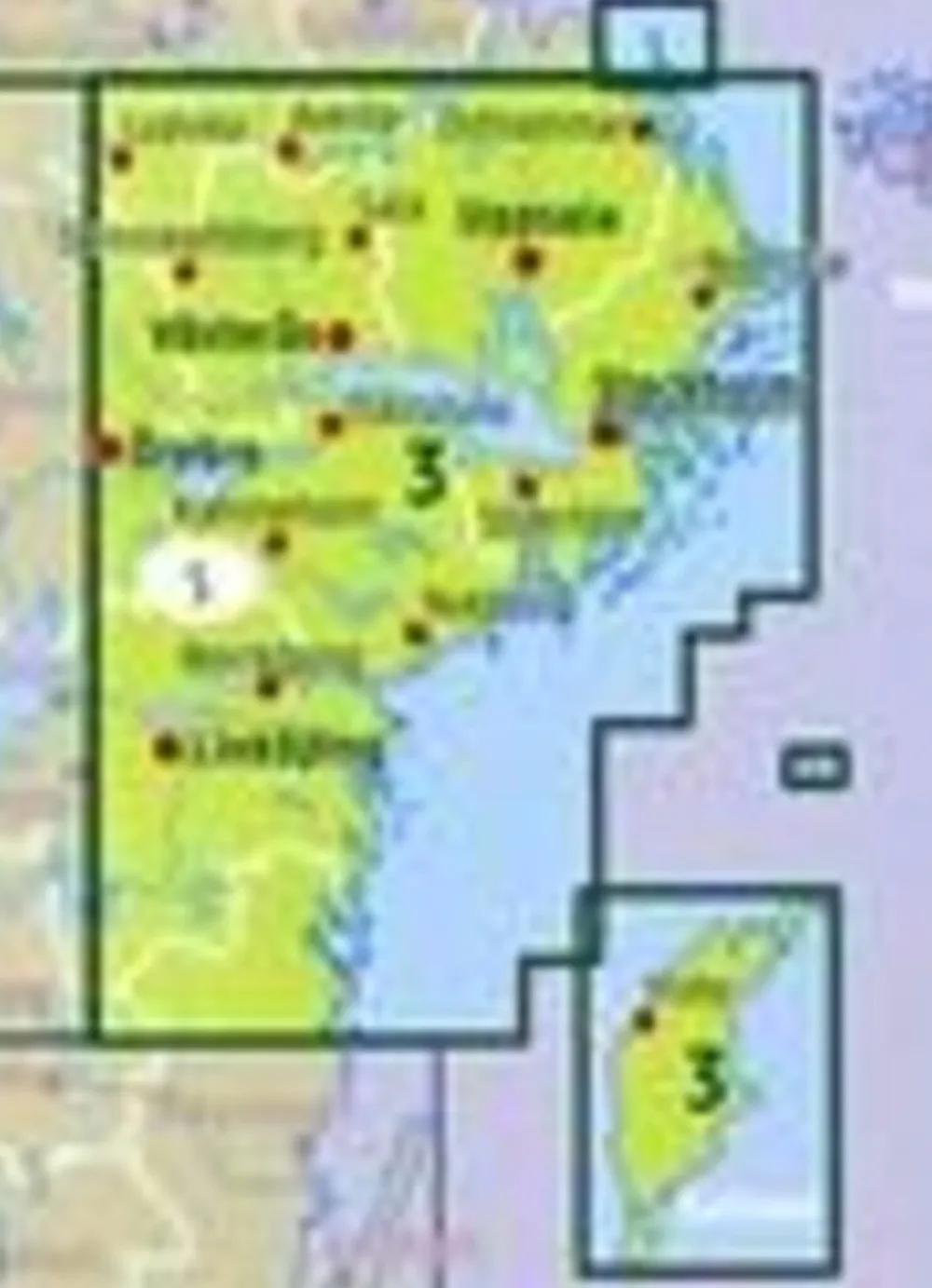 Freytag & Berndt Scandinavië & Ijsland|Wegenkaart Zweden 3 Zuidoost Stockholm Uppsala