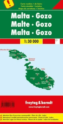 Freytag & Berndt Italië & Malta|Wegenkaart Malta - Gozo