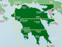 Freytag & Berndt Balkan, Griekenland & Cyprus|Wegenkaart Pelopennesos