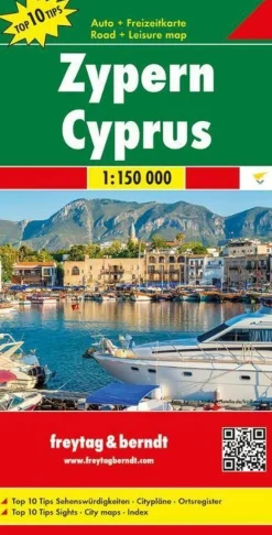 Freytag & Berndt Balkan, Griekenland & Cyprus|Wegenkaart Cyprus
