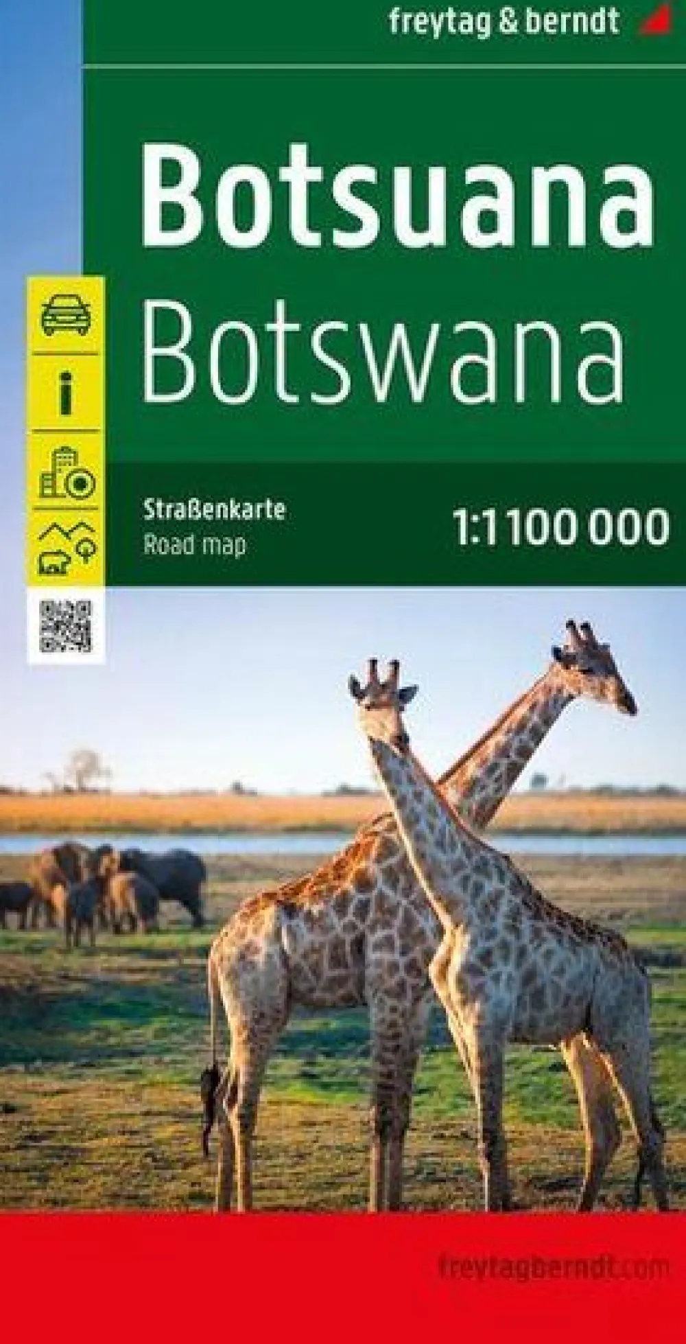 Freytag & Berndt Afrika|Wegenkaart Botswana