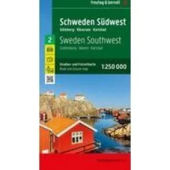 Freytag & Berndt Scandinavië & Ijsland|Wegenkaart Zweden 2 Zuidwest Göteborg