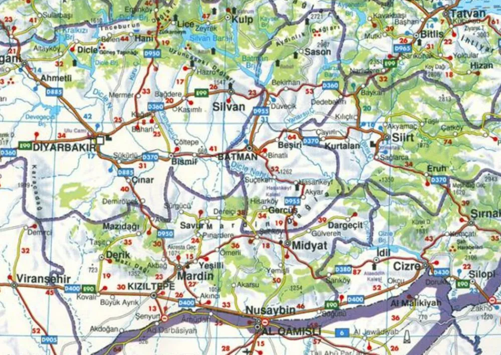Freytag en Berndt Midden-Oosten|Kaukasus|Landkaart Midden-Oosten