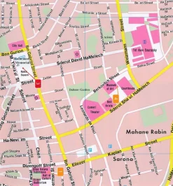 Freytag en Berndt Midden-Oosten|Stadsplattegrond Tel Aviv