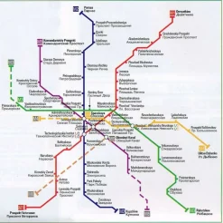 Freytag en Berndt Oost-Europa|Stadsplattegrond St-Petersburg
