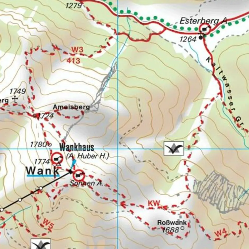 Freytag en Berndt Duitsland|Wandelkaart WKD4 Garmisch-Partenkirchen