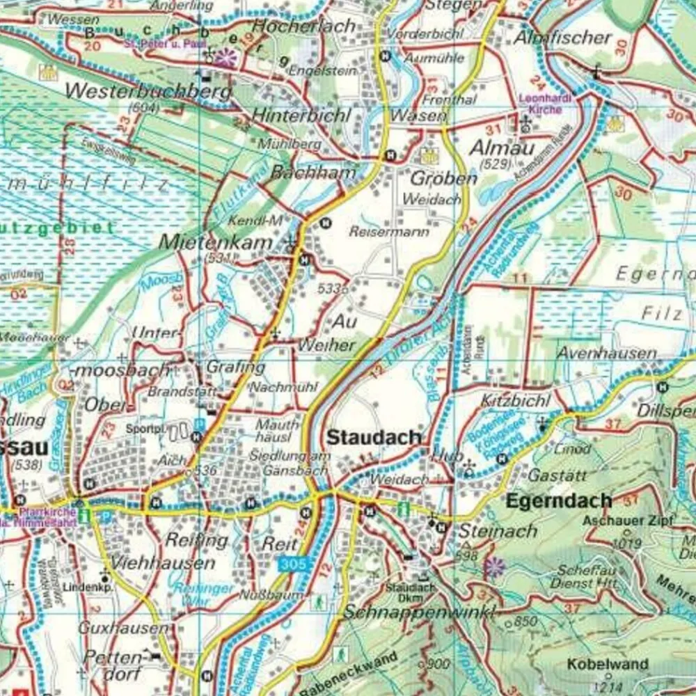 Freytag en Berndt Duitsland|Wandelkaart WKD9 Chiemsee