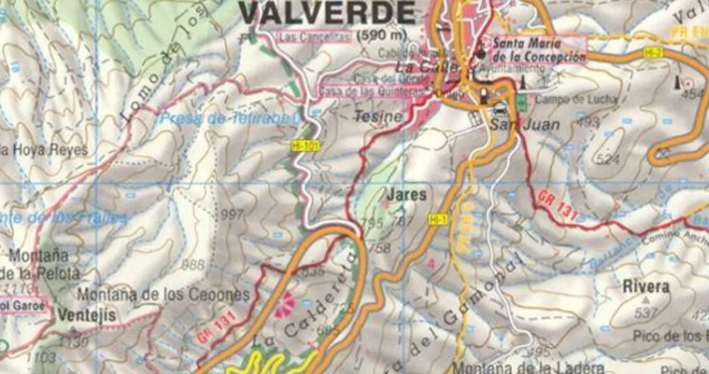 Freytag en Berndt Spanje & Portugal|Wandelwegenkaart El Hierro