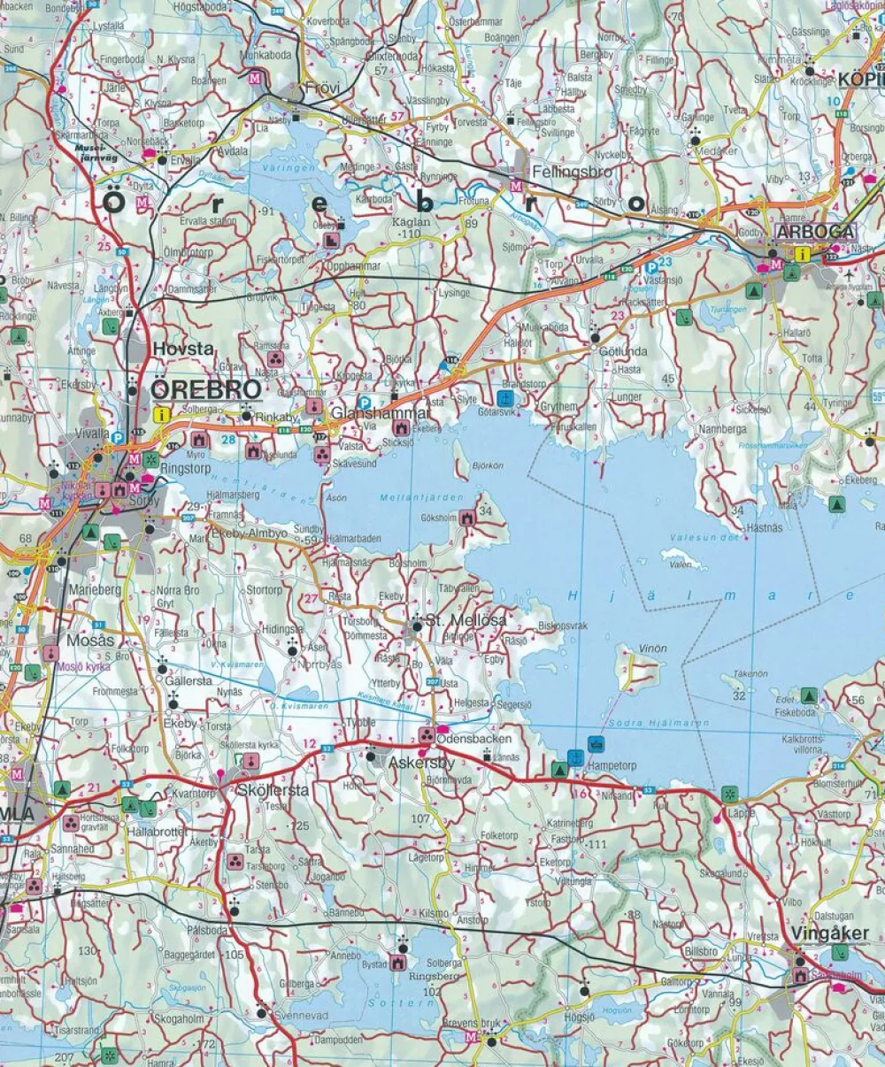 Freytag en Berndt Scandinavië & Ijsland|Wegenatlas Zweden