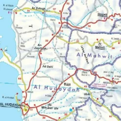 Freytag en Berndt Midden-Oosten|Wegenkaart Jemen