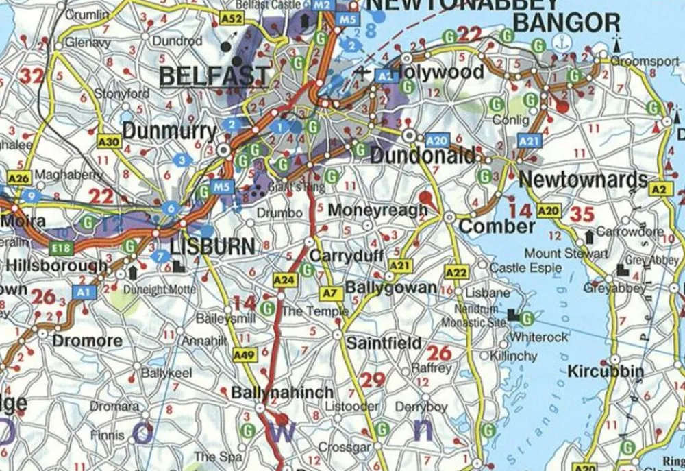 Freytag en Berndt Groot-Brittanië & Ierland|Wegenkaart Ierland