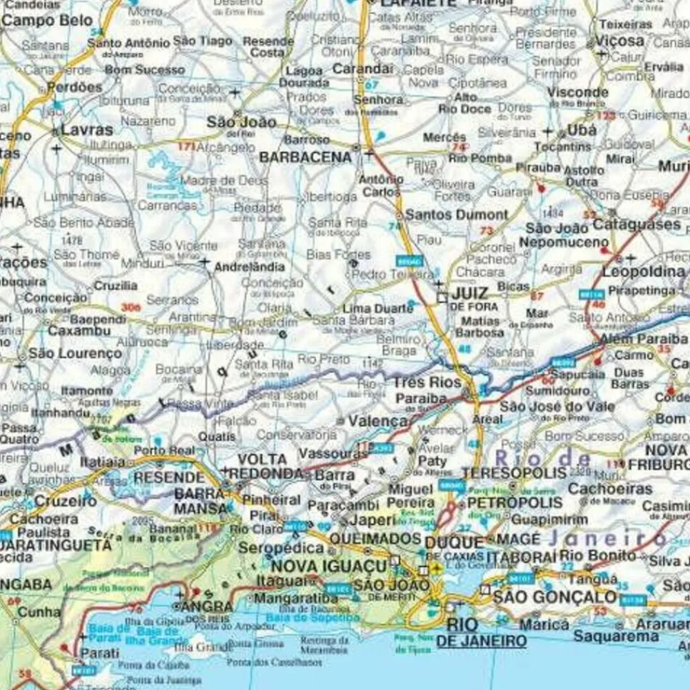 Freytag en Berndt Zuid-Amerika|Wegenkaart Brazilië