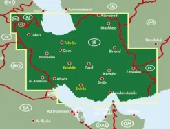 Freytag en Berndt Midden-Oosten|Wegenkaart Iran