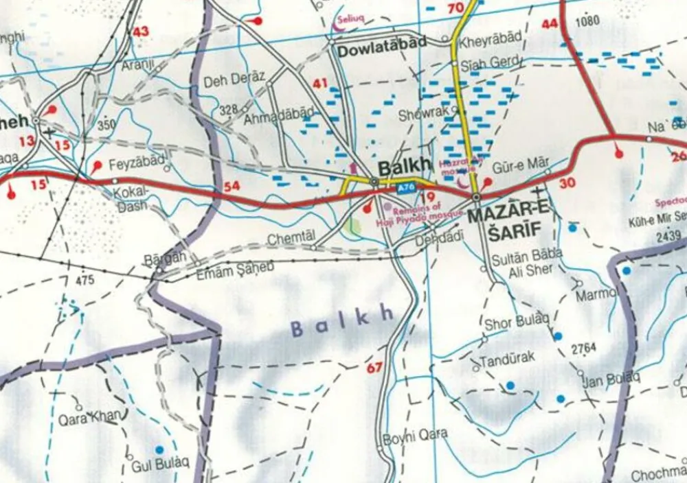 Freytag en Berndt Centraal-Azië|Wegenkaart Afghanistan