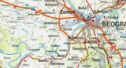 Freytag en Berndt Balkan, Griekenland & Cyprus|Wegenkaart Servië Montenegro