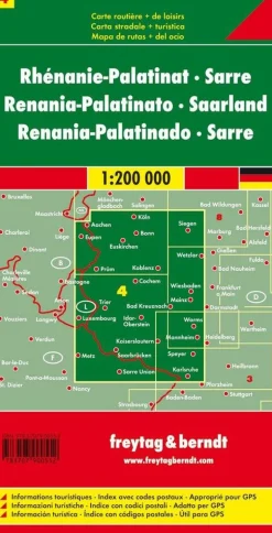 Freytag en Berndt Duitsland|Wegenkaart Rheinland Pfalz