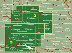 Freytag en Berndt Duitsland|Wegenkaart Baden-Württemberg
