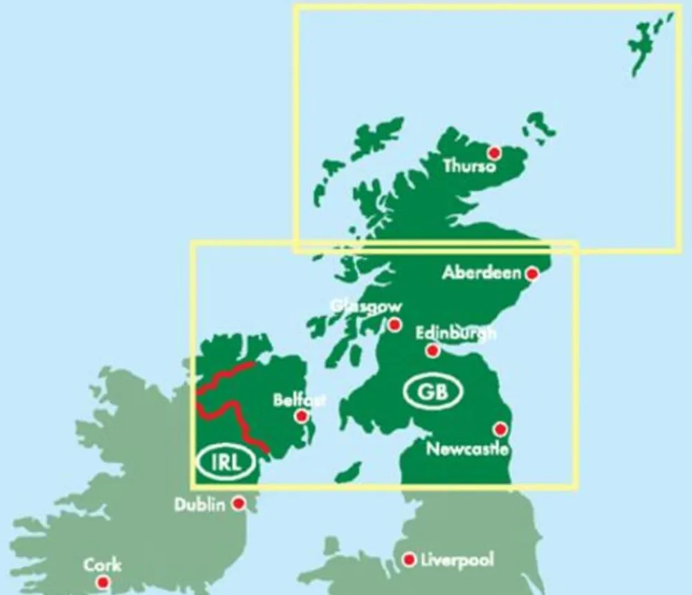 Freytag en Berndt Groot-Brittanië & Ierland|Wegenkaart Schotland