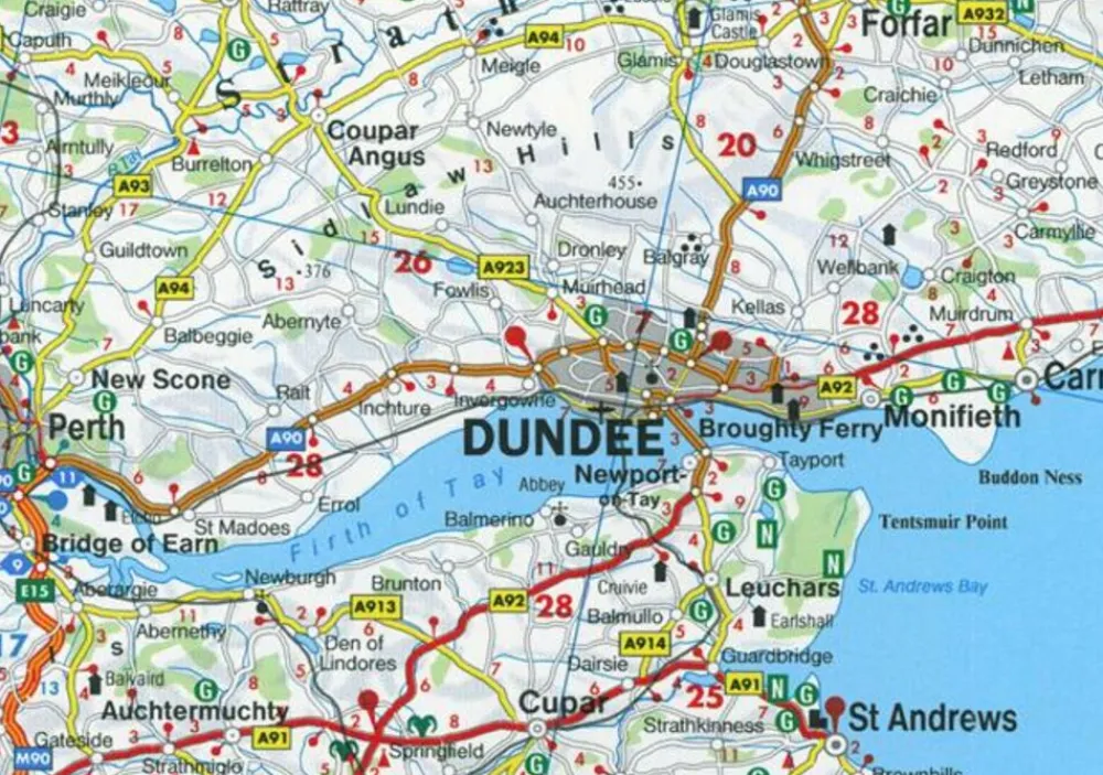 Freytag en Berndt Groot-Brittanië & Ierland|Wegenkaart Schotland