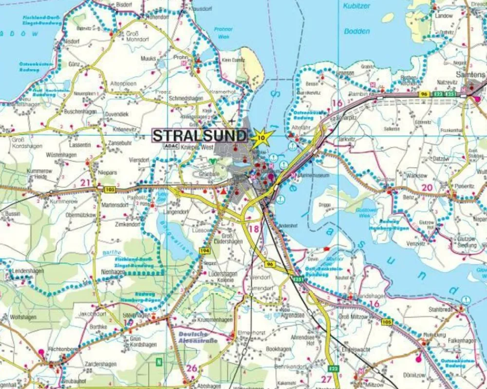 Freytag en Berndt Duitsland|Wegenkaart Rügen