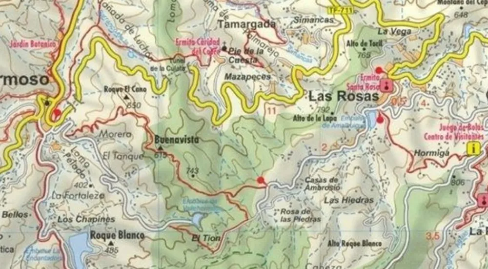 Freytag en Berndt Spanje & Portugal|Wegenkaart La Gomera