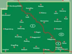 Freytag en Berndt Duitsland|Wegenkaart Bayerischer Wald